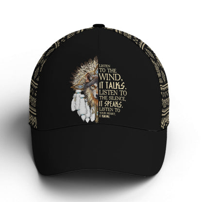 Wolf Native American Baseball Cap Lasfour CO0681