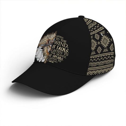 Wolf Native American Baseball Cap Lasfour CO0681