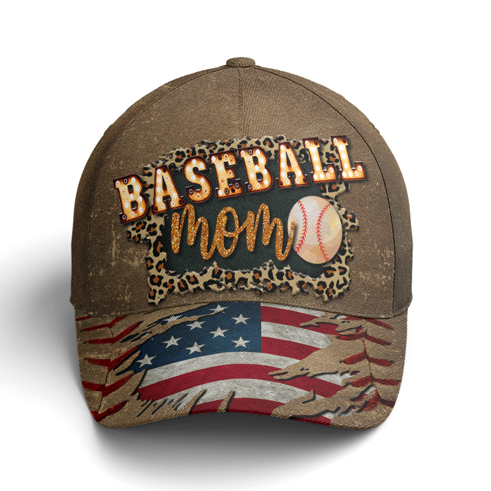 Baseball Mom American Baseball Cap Lasfour CO0868