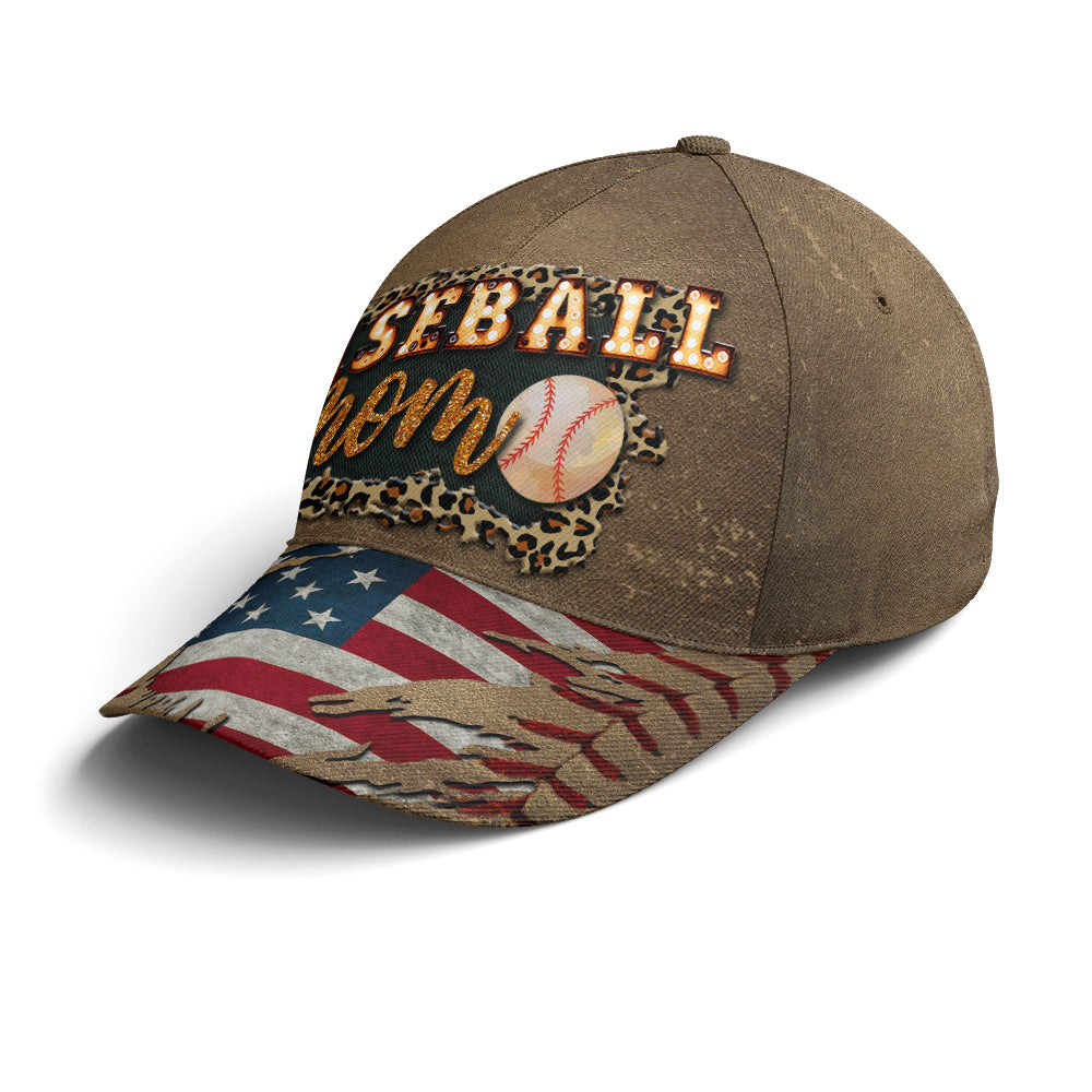 Baseball Mom American Baseball Cap Lasfour CO0868