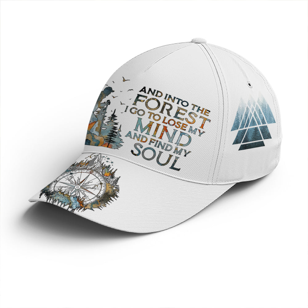 Hiking Lose My Mind Find My Soul Baseball Cap Lasfour CO0727