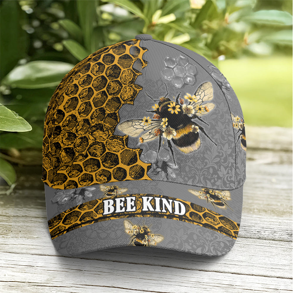 Bee Kind Vintage Baseball Cap Lasfour CO0767