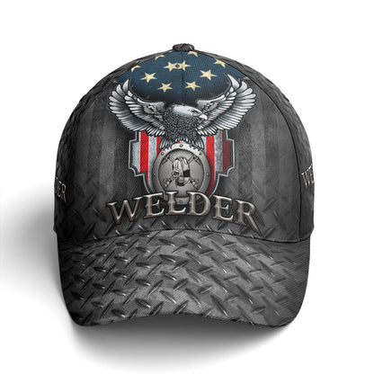 US Eagle Baseball Cap For Welder Metalic Style Lasfour CO0955