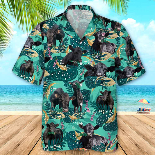 Black Angus Cattle Fun Rosemary Beach hawaiian Shirts HO0613