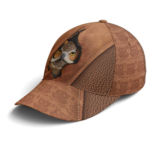 Owl Wood Style Baseball Cap Lasfour CO0924