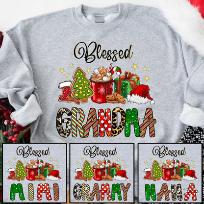 Blessed Grandma Christmas Gift CTH01 Sweatshirt MI0145