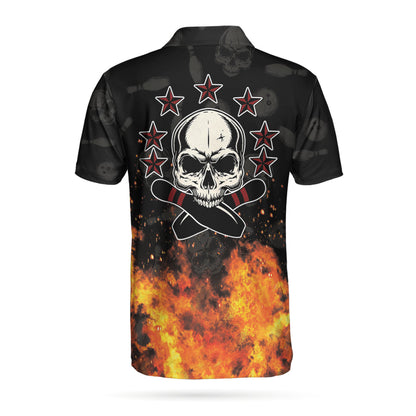 Custom Skull Bowling Polo Shirts Unisex BO0256