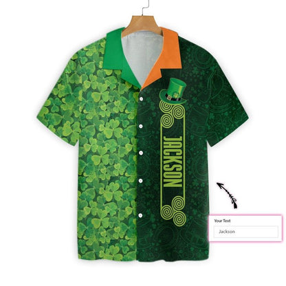 Customize Name Irish Saint Patrick Day 3D All Over Printed Hawaii Shirt PO0089