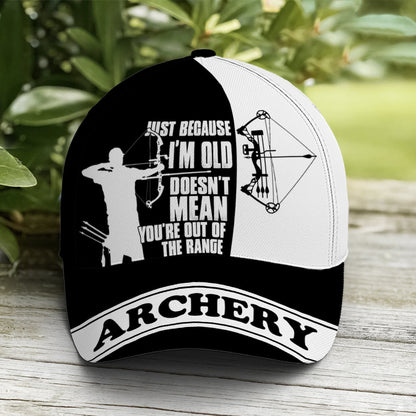 Baseball Cap For Archery Two-tone Vector Art Lasfour CO0970