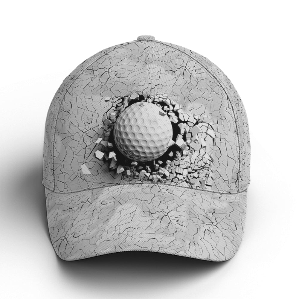 Golf Ball Breaking Pattern Baseball Cap Lasfour CO0935