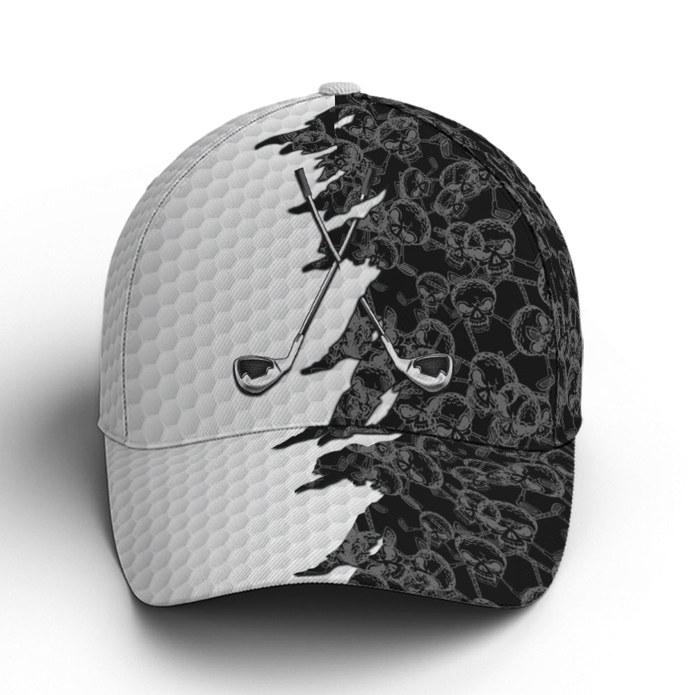 Golf Skull Pattern Baseball Cap Lasfour CO0735