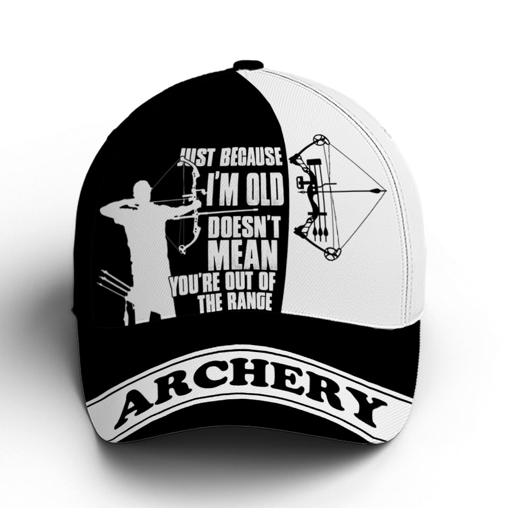 Baseball Cap For Archery Two-tone Vector Art Lasfour CO0970