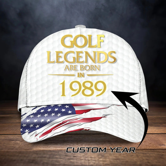 Custom Baseball Golf Caps For Men And Women, Golf Legends Are Born In, Best Gift For Golfer CO0353