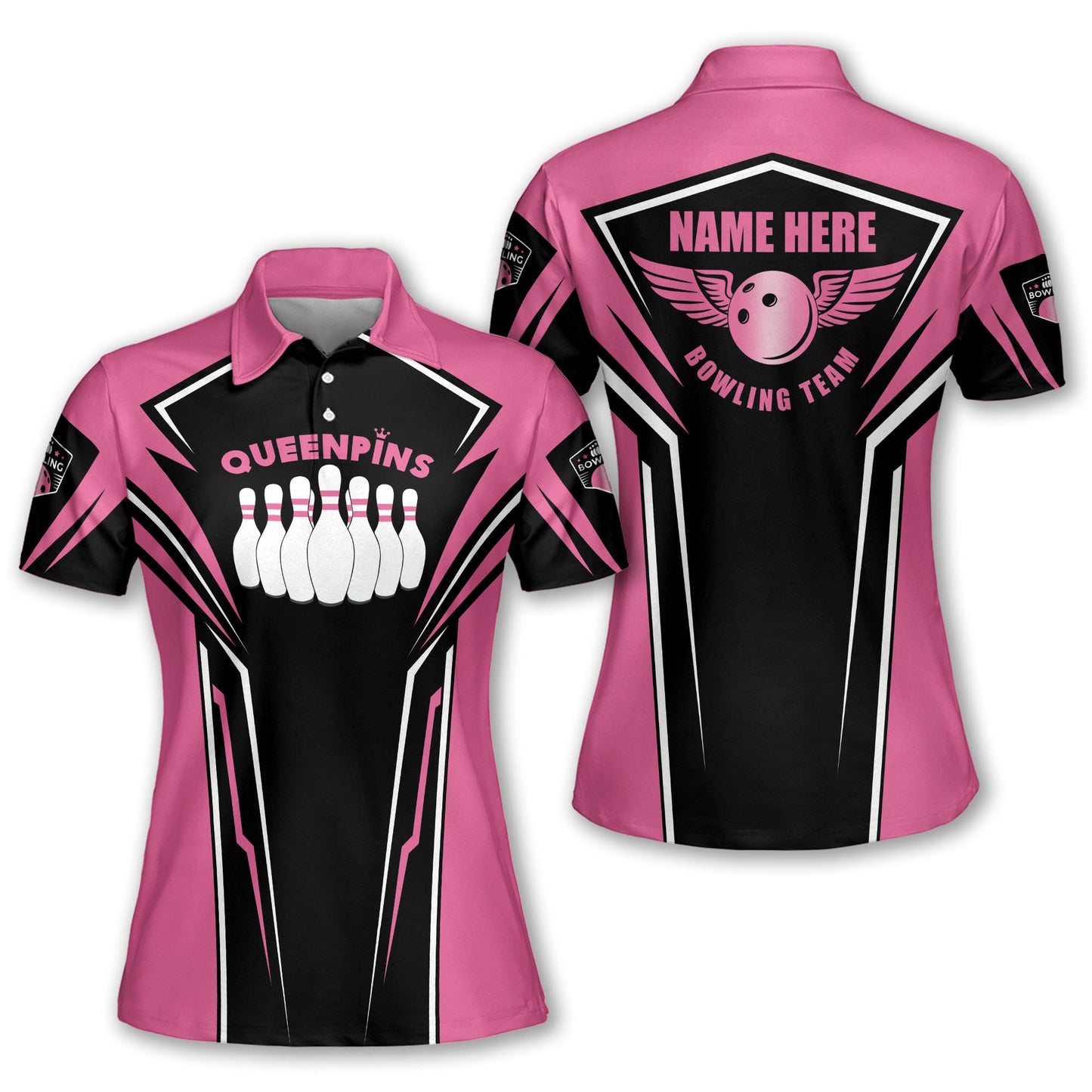 Custom 3D Bowling Shirts For Women BW0080