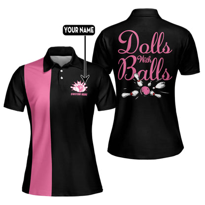 Custom Doll With Balls Bowling Polos BW0071