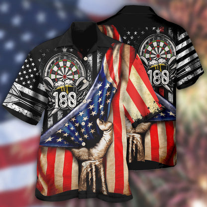 Darts Independence Day My Drinking Team Hawaiian Shirt, Dart Shirt, Beer Shirt HO4178