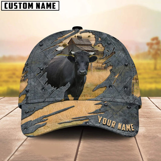 Customized Dexter Cap Hat For Men Women, Baseball Dexter Cap, Classic Cap 3D Cow Print CO1057