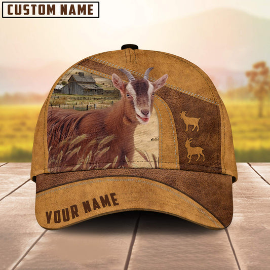 Personalized Goat Cap , Goat Hat, Farm Baseball Hat, Cap Hat For Farmer Farm Lover CO1037