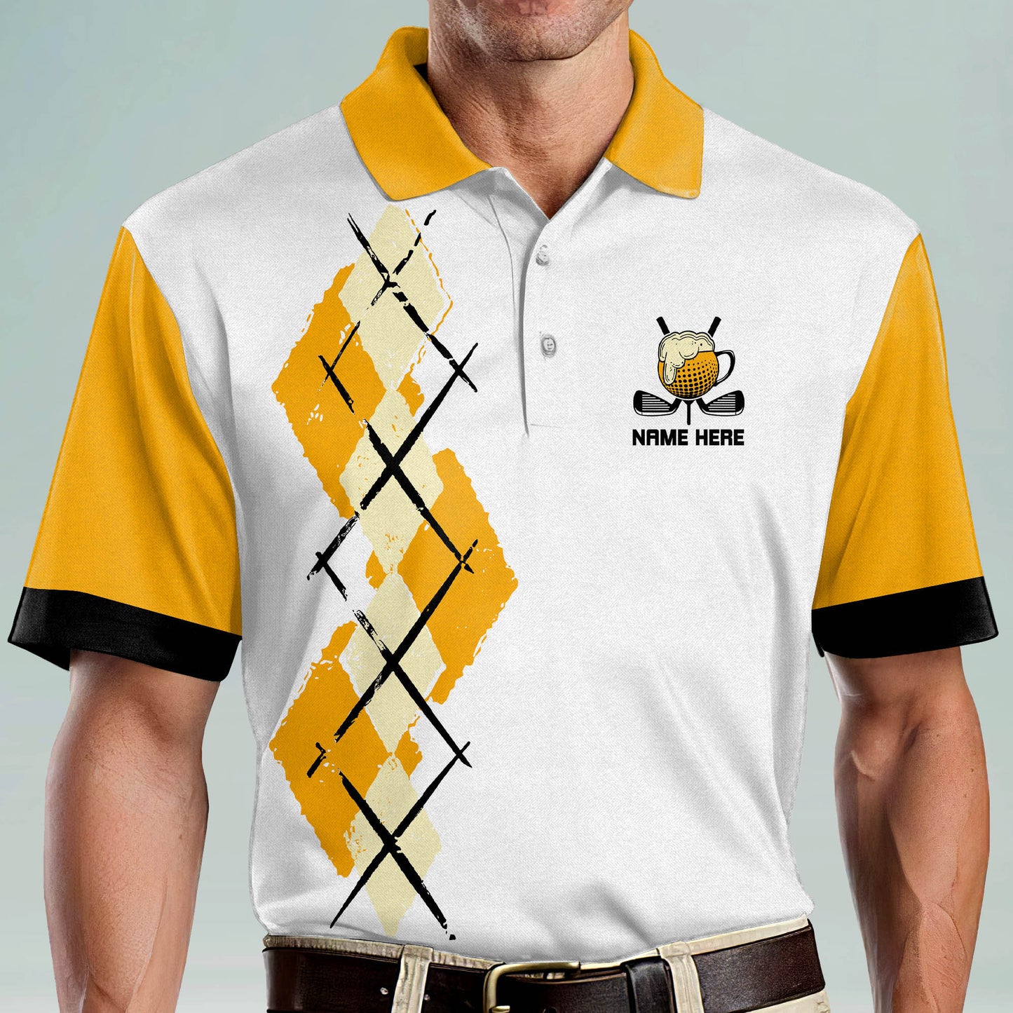 If I'm Drunk It's My Golf Friends's Fault Golf Polo Shirt GM0171