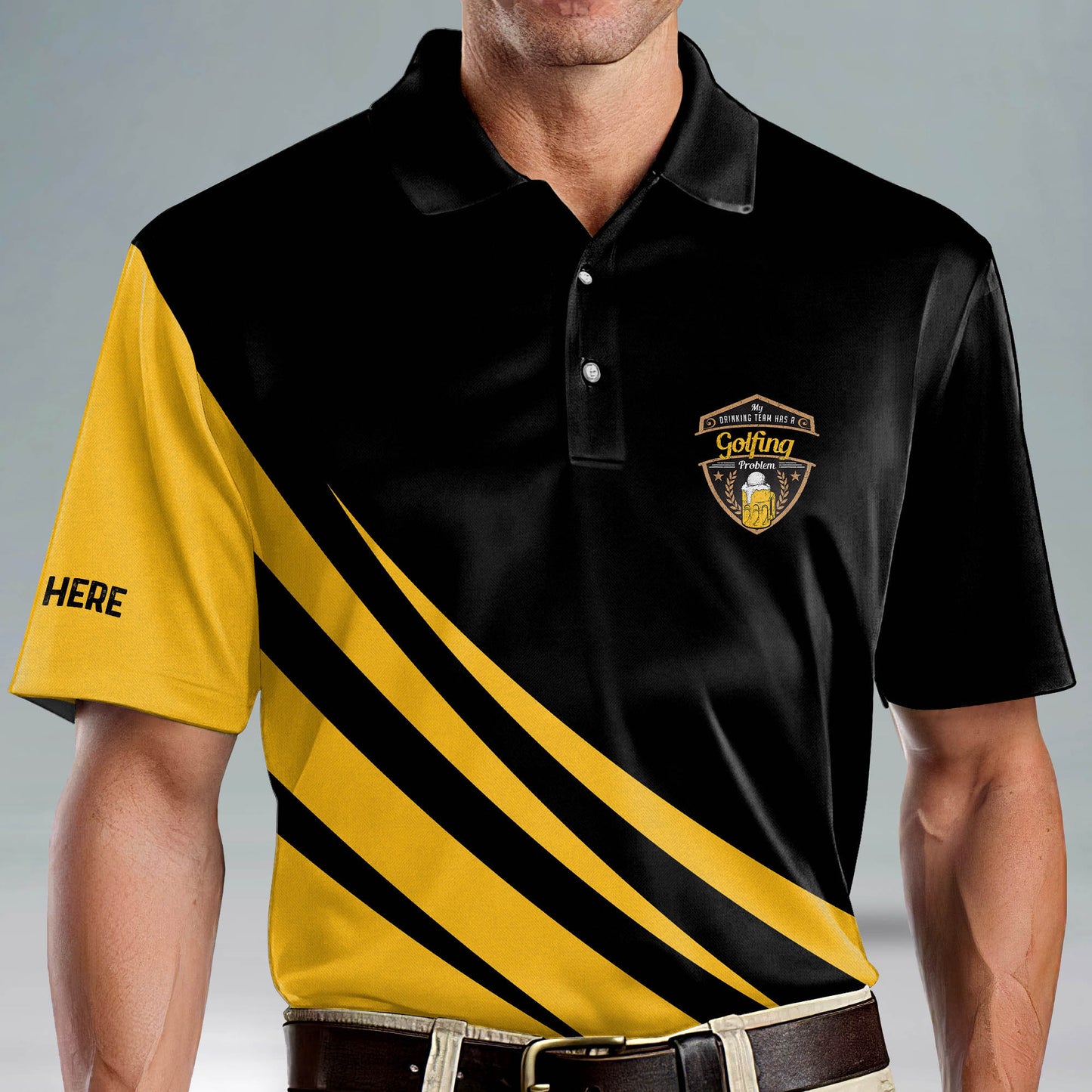 My Drinking Team Has A Golfing Problem Polo Shirt GM0250