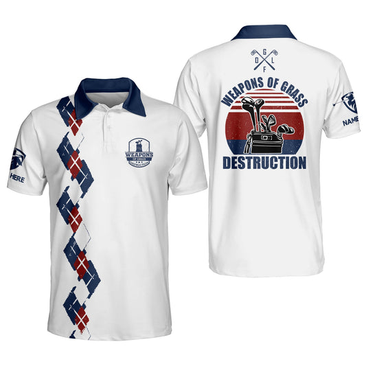 Weapon Of Grass Destruction Golf Polo Shirt GM0101