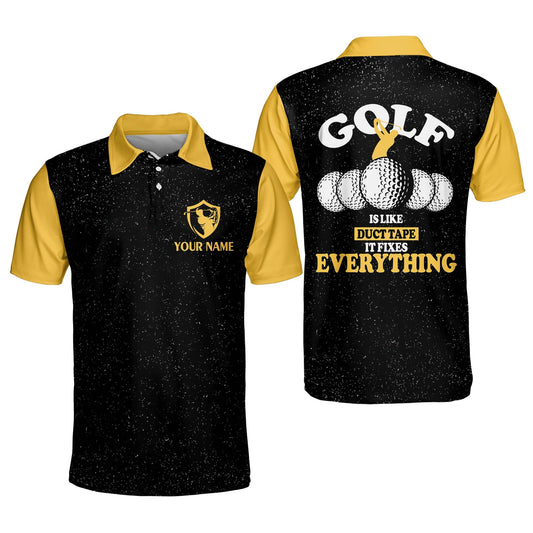 Golf Is Duct Tape It Fixes Everything Golf Polo Shirt GM0063