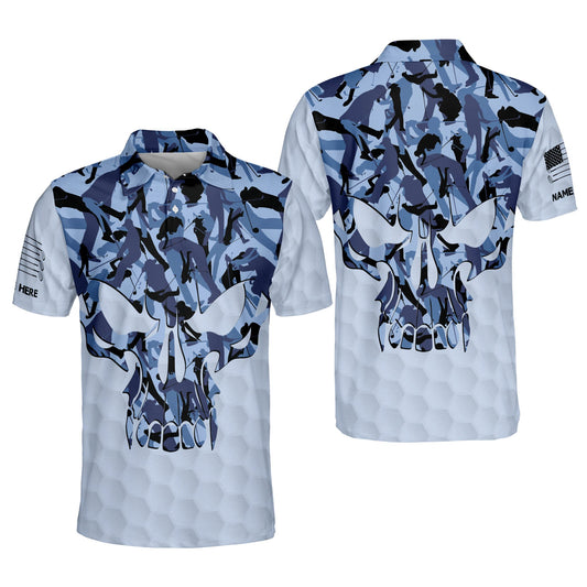 Skull Funky Golf Polo Shirt GM0305