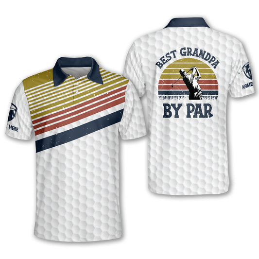 Best Grandpa By Par Golf Polo Shirt GM0420