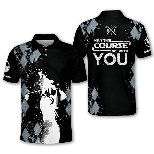 May The Course Be With You Golf Polo Shirt GM0343