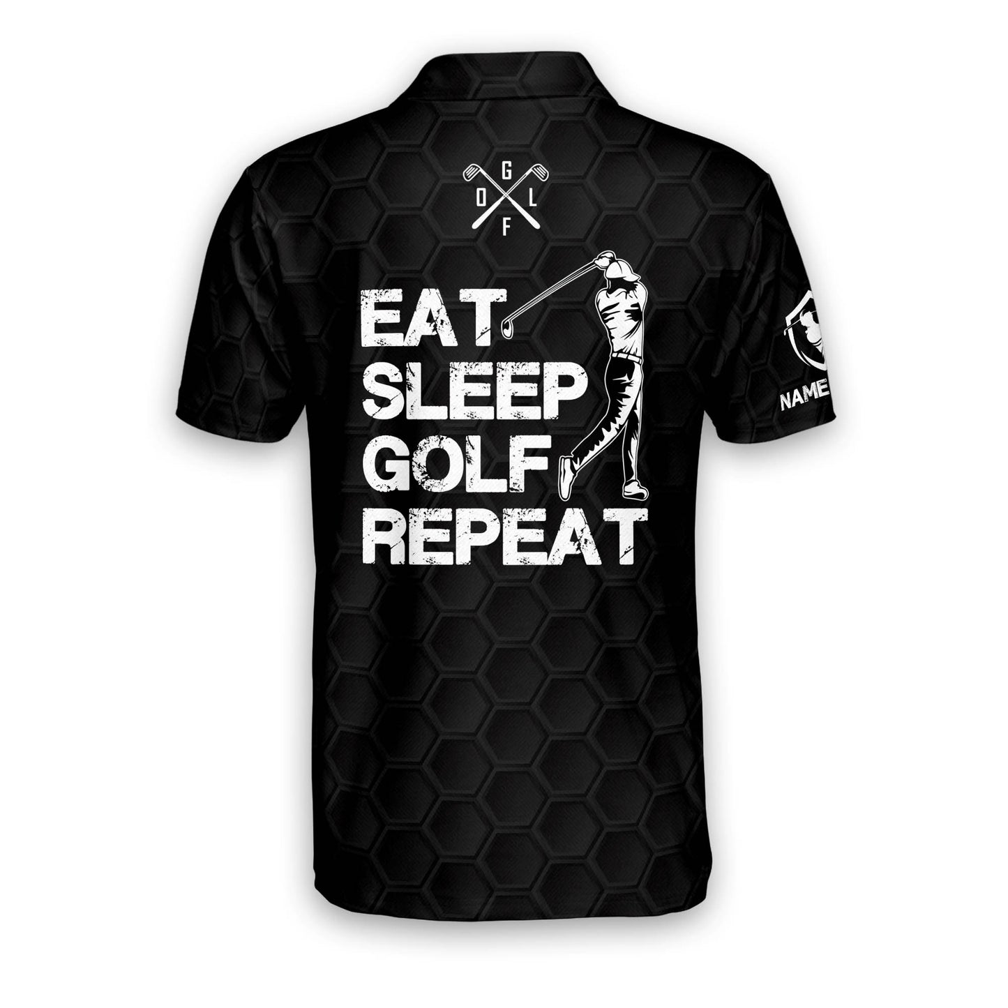 Eat Sleep Golf Repeat Golf Polo Shirt GM0165