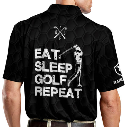 Eat Sleep Golf Repeat Golf Polo Shirt GM0165