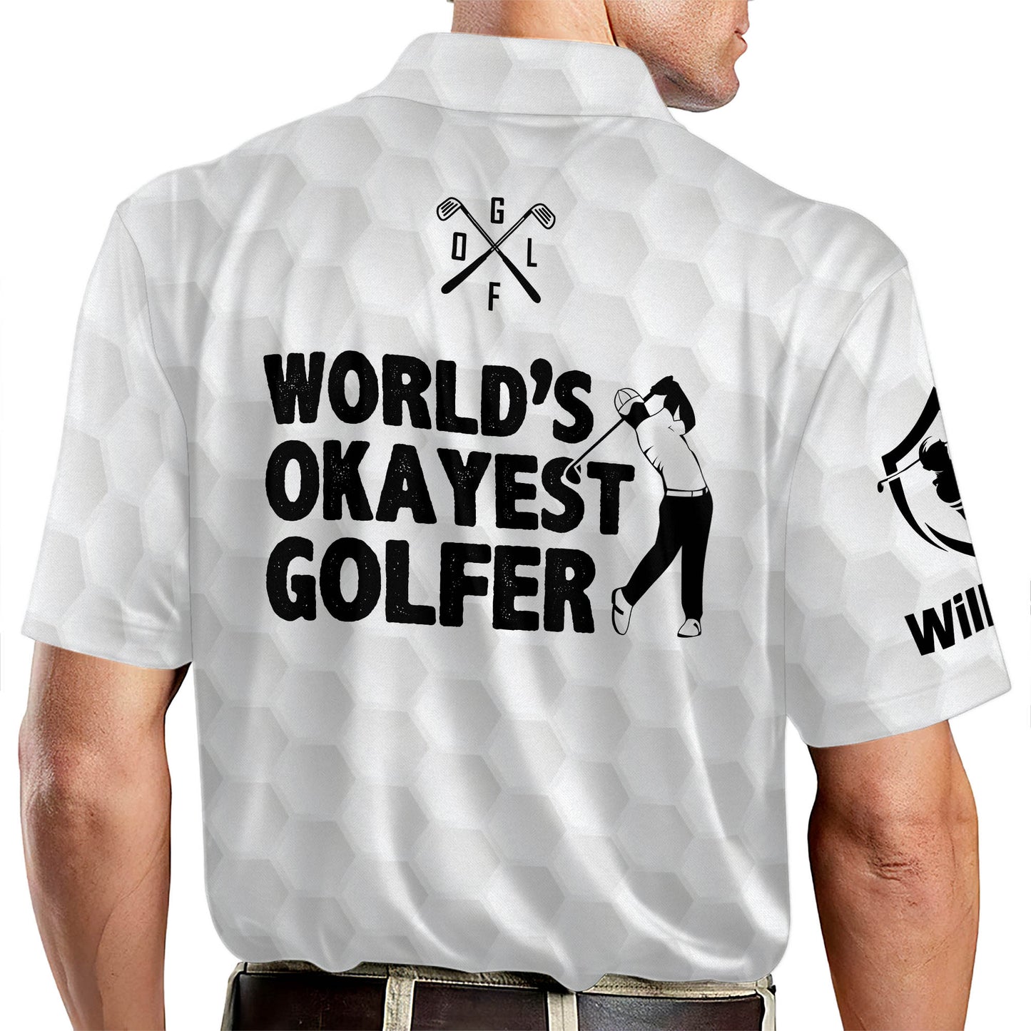 World's Okayest Golfer Polo Shirt GM0113