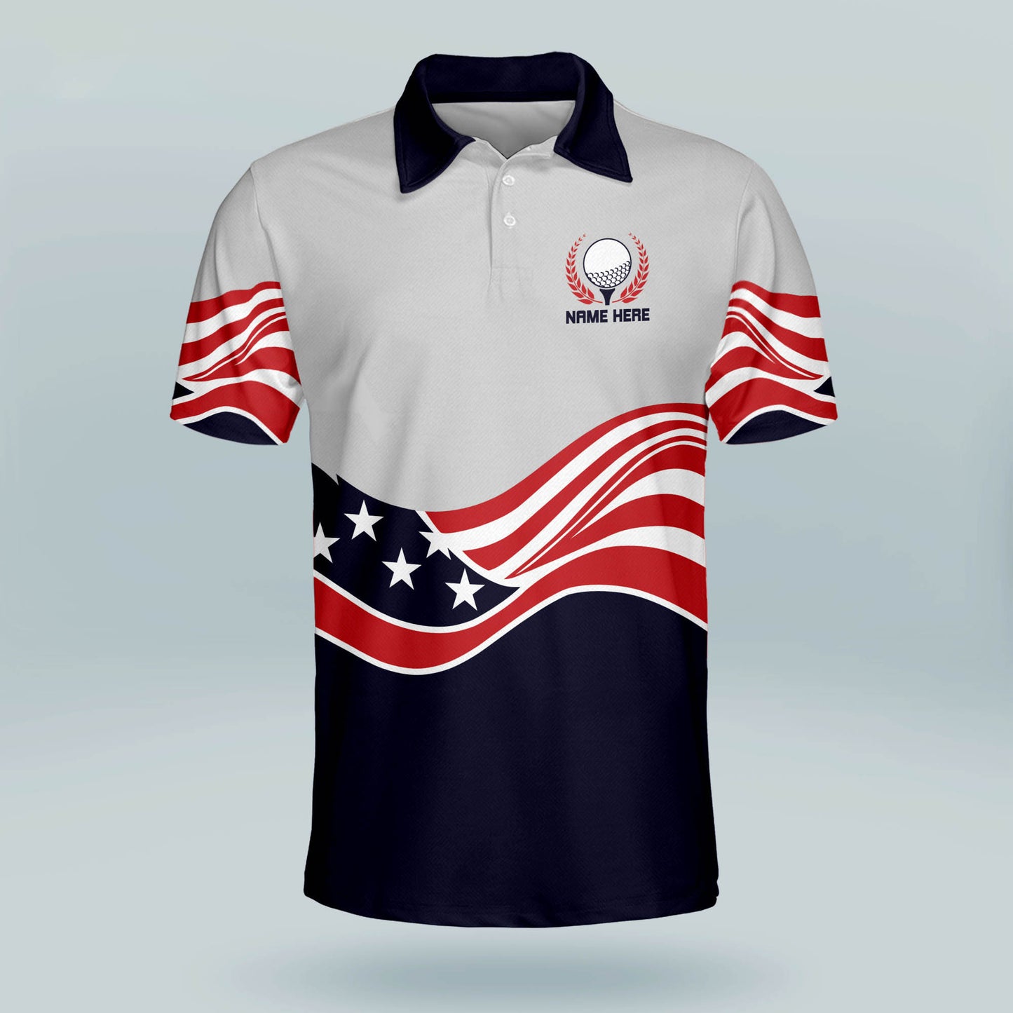 Golf Is Swing Swear Look for Ball Repeat Polo Shirt GM0310