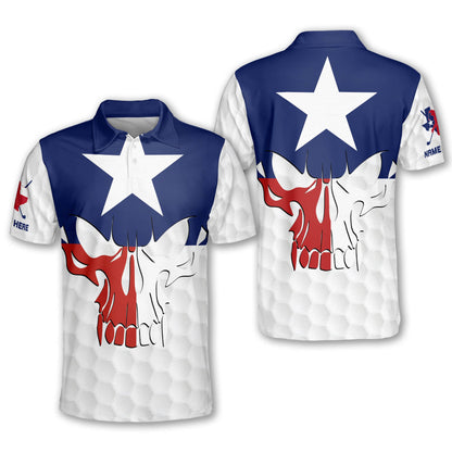 Custom Texas Flag Arizona Golf Polo Shirt GM0346