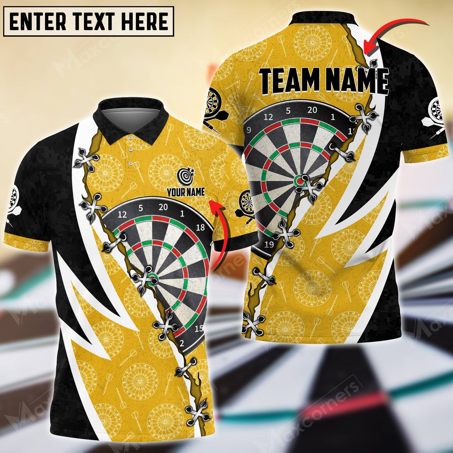 Lasfour Wing Darts Personalized Name, Team Name 3D Shirt DMA0091