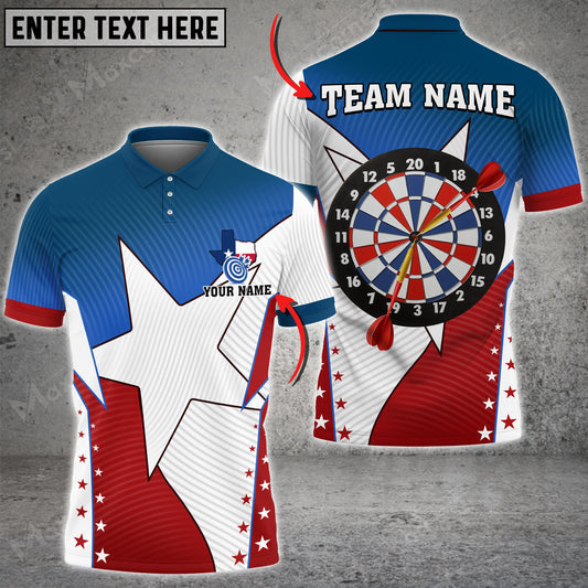 Lasfour Texas Darts Personalized Name 3D Shirt DMA0087