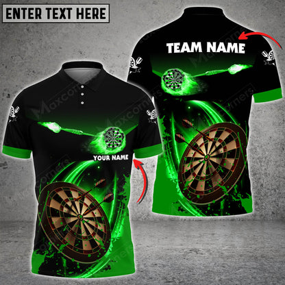 Lasfour Fire Darts Personalized Name, Team Name 3D Shirt DMA0234