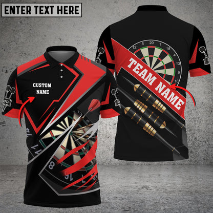 Lasfour Darts For Team Design Multicolor Option Personalized Name 3D Shirt DMA0363