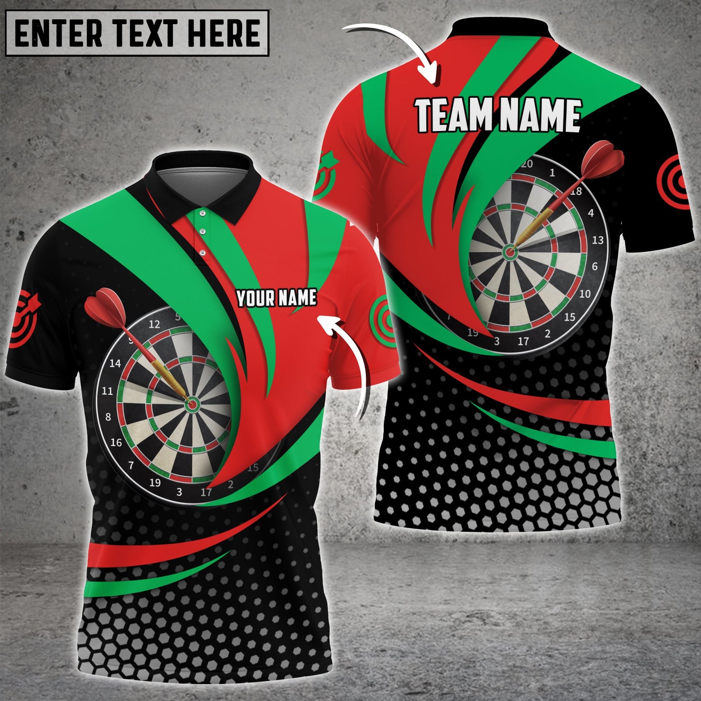 Lasfour Curve Darts Personalized Your Name, Team Name 3D Shirt DMA0159