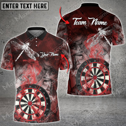 Lasfour Darts Smoke Color Options Personalized Name, Team Name Unisex 3D Shirt DMA0015