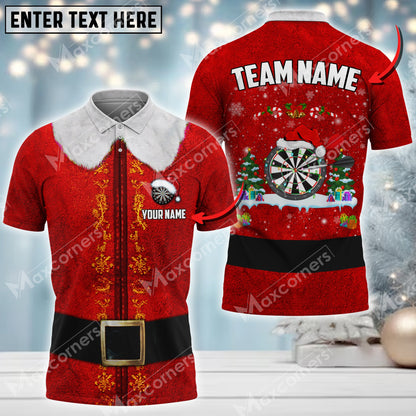 Lasfour Darts Christmas Elf Customized Name And Team Name 3D Shirt DMA0055