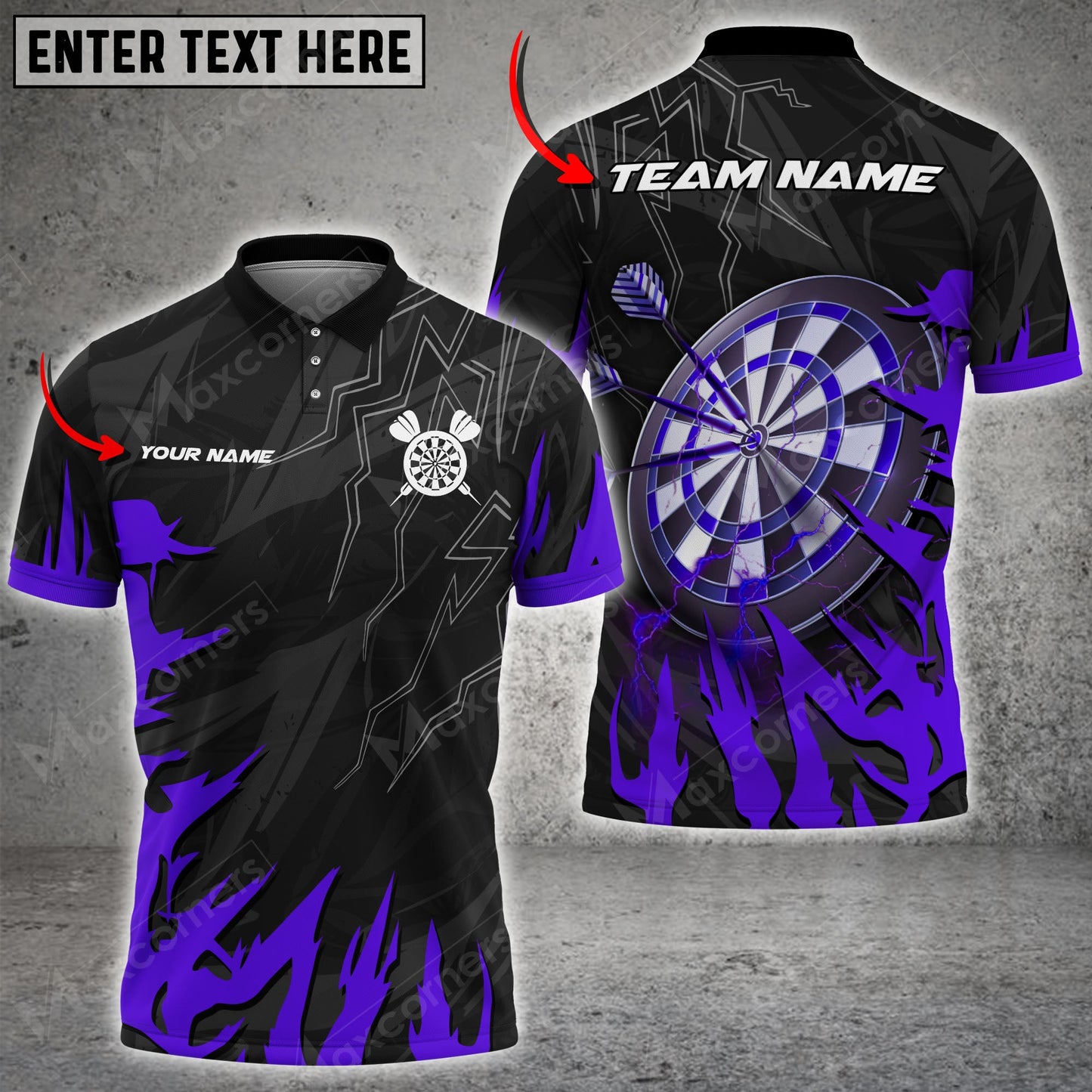 Lasfour Darts Personalized Name, Team Name Unisex 3D Shirt ( More Color Options ) DMA0005