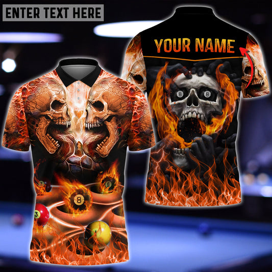 Lasfour Billiards Skull Legend Personalized 3D Shirt BIA0073