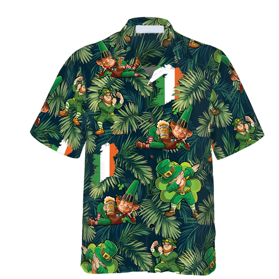 Happy Saint Patrick's Day Irish Leprechaun Hawaiian Shirt PO0129