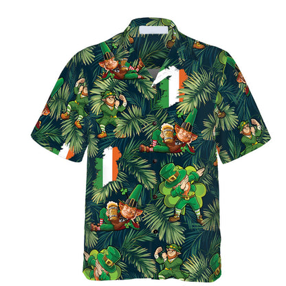 Happy Saint Patrick's Day Irish Leprechaun Hawaiian Shirt PO0129