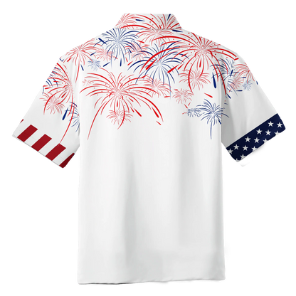 Corgi Hawaiian Shirt Full Print Independence Day, Funny Dog America On Hawaii Aloha Shirts For Dog Lovers HO5002