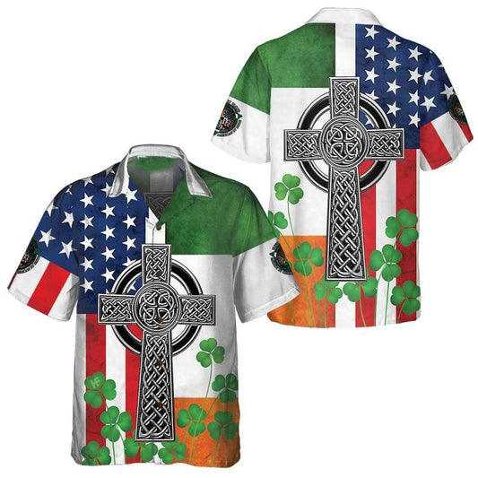 Hawaiian Aloha Shirts St Patrick's Day Irish American PO0107