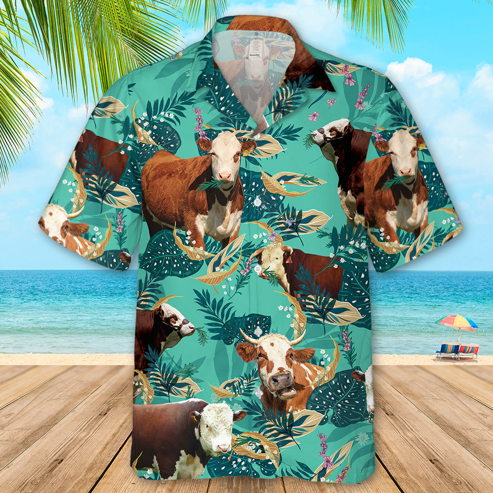 Hereford Cattle Funny Rosemary Beach Shirts HO0599