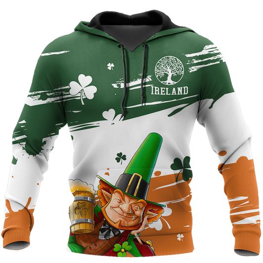 Ireland Tree Of Life Shamrock 3D Shirt, St Patrick's Day Shirt, Irish Shirt, Lucky Shirt, Drinking Shirts, Let's Day Drink PO0288