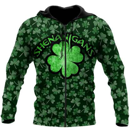 Shenanigans Shamrock 3D Shirt, Matching St Patrick's Day Shirts, St Patrick's Day Shirt, Irish Shirt, Lucky Shirt PO0298